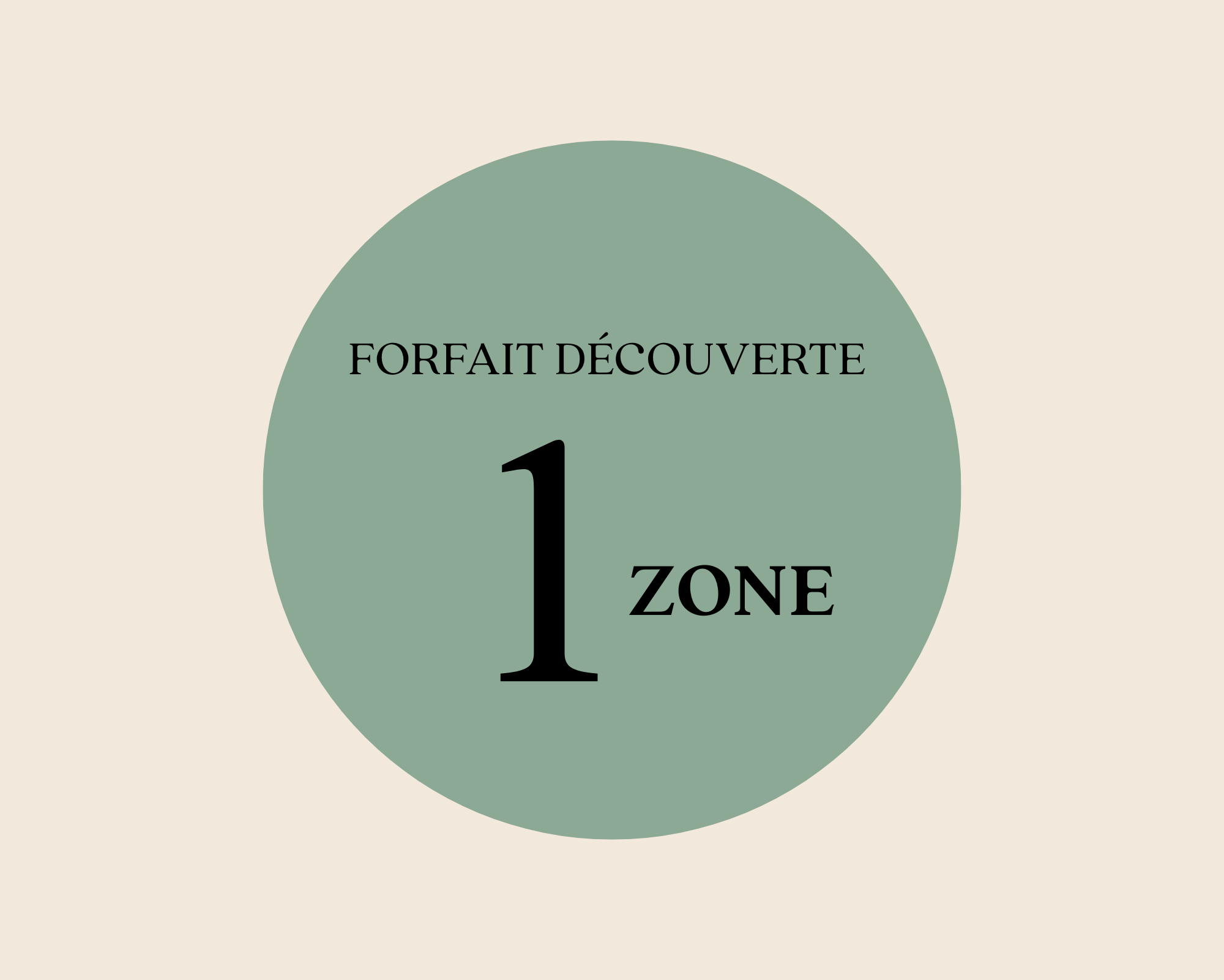 FORFAIT DÉCOUVERTE : 1 ZONE image